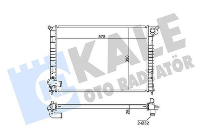 Kale 342030 Water Radiator Mini R50 R53 01 > 06 R52 04 > 08 — Radiators & Fans
