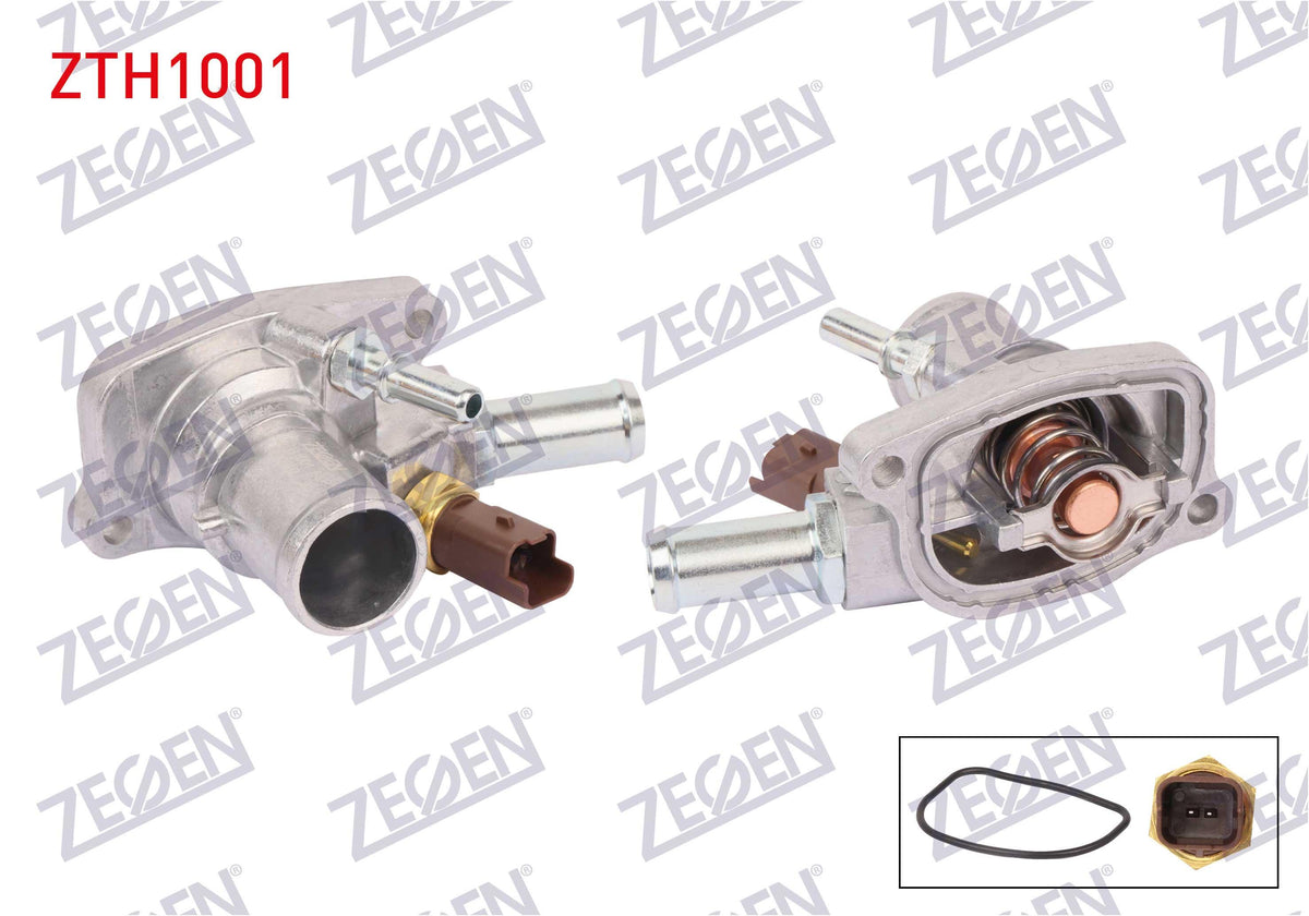 Zegen ZTH1001 Thermostat Complete with Switch 88 C Doblo 1.4 2010-/ Linea 1.4 2007-/ Fiorino 1.4i 2 — Water Pump & Thermostat