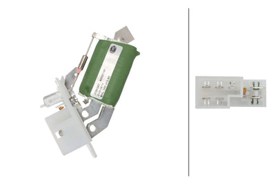 Hella 9ML366410-901 Heater Resistor Astra F / Vectra A 93 > 7 with Connector