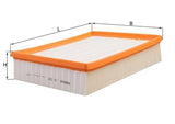 MAHLE LX537 Air Filter - Compatible with T4 Camper & Transporter Models — Air & Cabin Filters