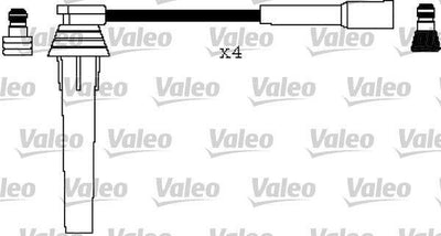VALEO Ignition Cable Set - Chrysler Pt Cruiser 16V from 2000 Onwards — Coils & Plugs