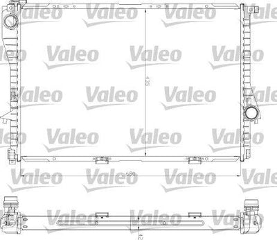 Valeo 734277 Water Radiator BMW E39 520i E38 99-5-Series 7-Series — Radiators & Fans