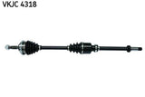 SKF VKJC4318 Axle Assembly - Complete Right Side for Peugeot P206 — Axles, CV Joints & Boots
