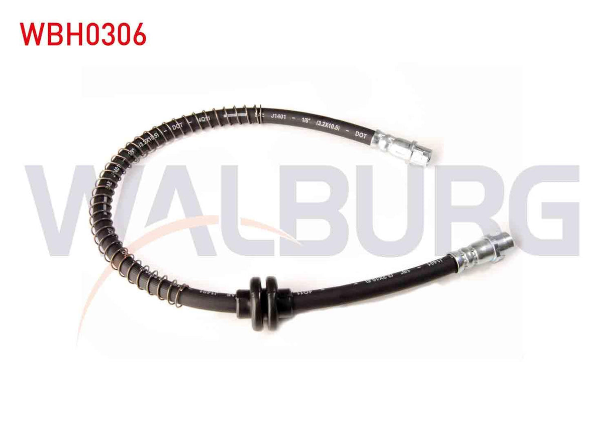 WALBURG WBH0306 Brake Hose Front Left-Right 510mm Audi Q7 (4L) 2006-2015 / Porsche Cayenne (955) 2002-2010 — Brake Hydraulics