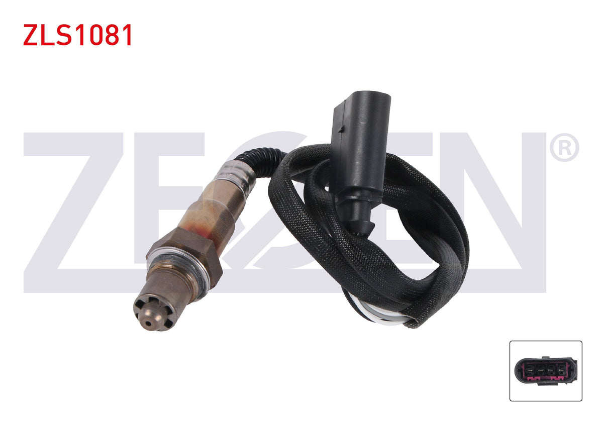 Zegen ZLS1081 Lambda (Oxygen) Sensor 750 mm Volkswagen Golf IV-Bora 1.6i-1.8 T (Aeh-Akl-Apf-Agu) 1997-200 — Oxygen & Air-Fuel