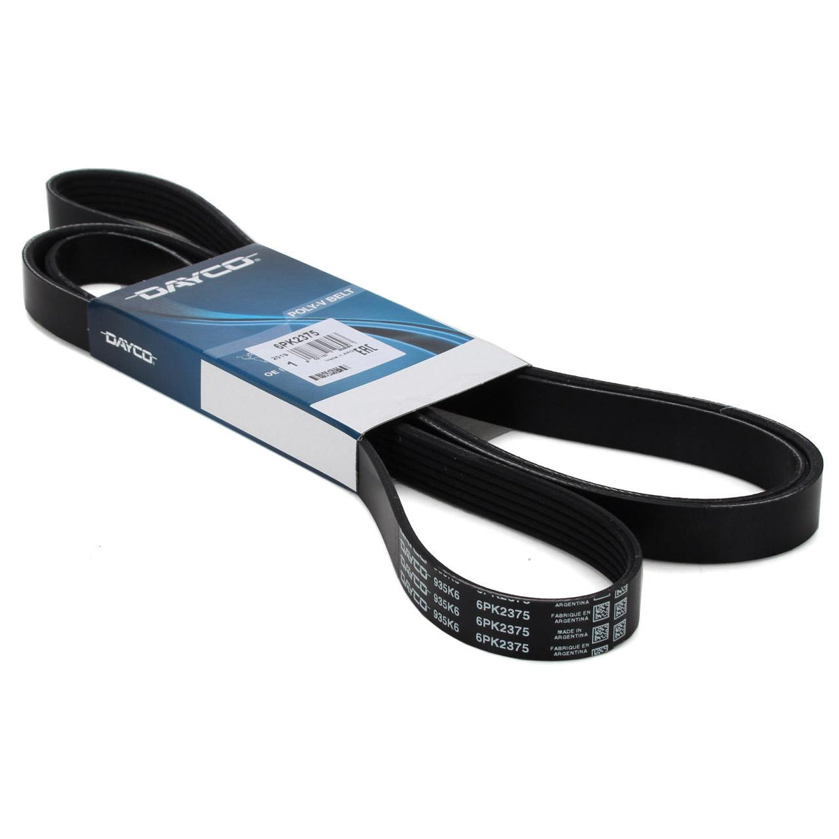 DAYCO 6PK2375 V-Belt - Compatible with Mercedes Vito & Volkswagen Passat — Belts