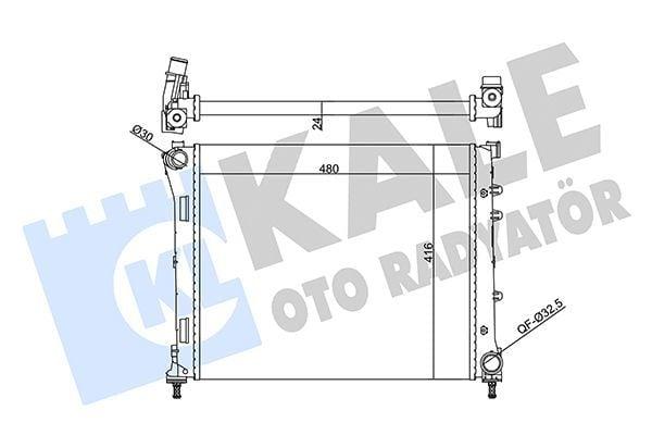 kale-357060-radiator, water-radiator-500-07-0.9-twinar-turbo Kale 357060 Radiator | Water Radiator 500 07-0.9 Twinaır Turbo 1.3 Mjtd 1.4 16V MT Panda | 480mm Length Kale 357060 Radiator for Fiat Panda - 480mm kale, radiator, water-radiator, fiat-panda, car-parts, automotive, engine-cooling, mechanic-approved, vehicle-maintenance, ai-generated