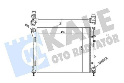 Kale 357060 Radiator — Radiators & Fans
