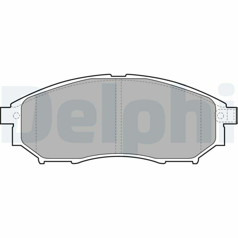 Delphi LP2030 Brake Pads Set - Front For 06 Navara, P.Finder, Koleos 2.5D