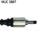 SKF VKJC3887 Left Axle Shaft - Compatible with Peugeot 106 GTI 1.4 1.6 — Axles, CV Joints & Boots