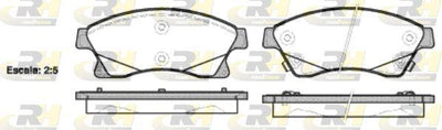 ROADHOUSE 21431.12 Brake Pad Aveo T300 03 11 — Brake Pads