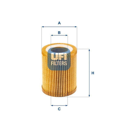 UFI Oil Filter 25.164.00 - Compatible with F20, F21 and 2 more models — Oil Filters