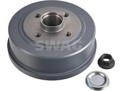 SWAG 33100663 Rear Brake Drum Corsa C Tigra B (ABS LI) — Brake Rotors & Drums