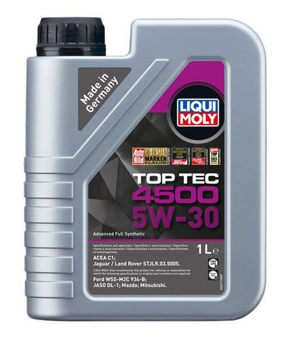 Liqui Moly 2317 Top Tec 4500 Motor Oil 5W-30 1Litre (Koli 6 Pieces) — Fluids & Chemicals