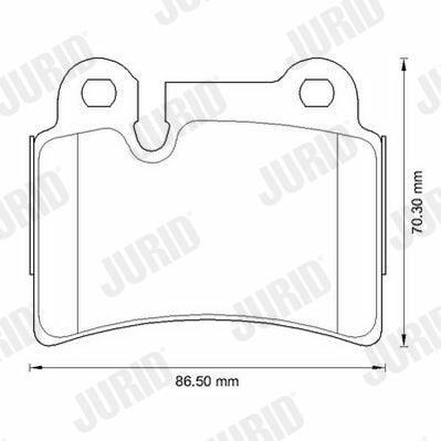 jurid 573297jc brake pads for vw touareg, ceramic brake pads rear for vw touareg, jurid brake pad technical specifications JURID 573297JC - Brake Pads for VW Touareg V6 Rear - Brembo System | 17.1 mm Thickness JURID 573297JC Brake Pads for VW Touareg jurid, brake-pads, vw-touareg, brembo, ceramic-brakes, car-parts, mechanics, automotive, safety, ai-generated