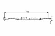 bosch-handbrake-cable-1485mm, high-quality-bosch-automotive-parts BOSCH 1987482214 | Handbrake Cable for 06-Boxer-Dct-Jmp 2.2-3.0Hdi | 1485mm BOSCH Handbrake Cable - 1485mm Length for Car Owners | Mechanics handbrake-cable, bosch, car-parts, automotive, mechanics, car-owners, durable, reliable, compatible-parts, ai-generated