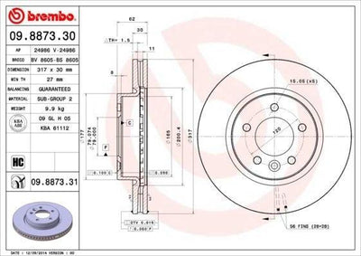 BREMBO Brake Disc - L.Rover III / R.Rover Sport 2.7 — Brake Rotors & Drums