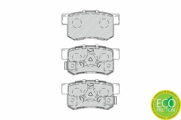 ferodo fdb4227 rear brake pad set front view, ferodo fdb4227 rear brake pad set dimensions, ferodo fdb4227 rear brake pad set packaging FERODO FDB4227 | Rear Brake Pad Set for Accord 2008-2015, CR-V 2001-2006, FR-V 2005 FERODO FDB4227 Rear Brake Pad Set ferodo, rear-brake-pads, brake-pads-set, automotive-parts, car-repair, mechanics, braking-system, car-maintenance, vehicle-safety, ai-generated