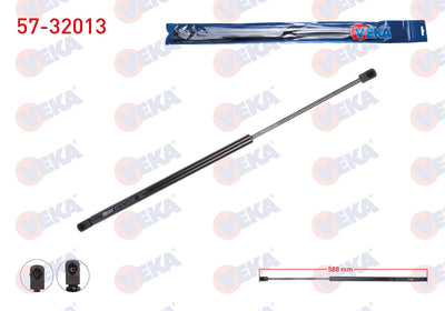 Veka 57-32013 Trunk Gas Strut 588mm / 400N Opel Astra J 5 Door 2009-2016 — Support Rods & Struts