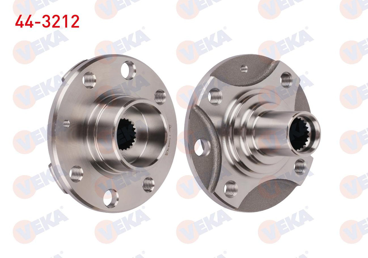 Veka 44-3212 Wheel Hub Left-Right Front without Bearing Opel Corsa C 1.3 CDTi 4 Lug 2000-2006 — Hub Assemblies