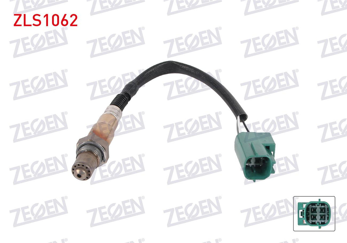 Zegen ZLS1062 Lambda (Oxygen) Sensor 300 mm Clio III 1.4i 16V (K4j 780) 2005-2012 / Nissan Micra 1.2i 16V — Oxygen & Air-Fuel