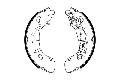 Bosch 0986487773 Rear Brake Drum Brake Pad Fiat Doblo III/Cargo 1.3-1.6 Multijet 09- — Brake Pads