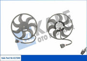 fan motor for transporter T5, Kale Radyatör fan motor closeup Kale Radyatör Fan Motor 417200 - 450W, 420mm for Transporter T5 | Ideal for Mechanics and Vehicle Owners Kale Radyatör Fan Motor - 450W for Transporter T5 kale-radyatör, fan-motor, transporter-t5, vehicle-parts, 450w-fan-motor, mechanics-efficient, cooling-system, plastic-fan, vehicle-owners, ai-generated