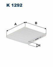 FILTRON K1292 cabin air filter for Giulietta, Technical specifications of FILTRON K1292 air filter FILTRON K1292 Cabin Air Filter - High-Quality Particulate and Carbon Filter | Ideal for Car Owners and Mechanics FILTRON K1292 Cabin Air Filter for Giulietta cabin-air-filter, filtron-k1292, giulietta-accessories, car-maintenance, auto-parts, mechanics-tools, car-owners, air-filter-replacement, ai-generated, filtron-products