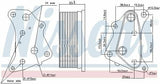 NISSENS Oil Cooler 91202 - Durable Aluminum Design for Opel Astra K 1.4 & Insignia B 1.5 — Oil System