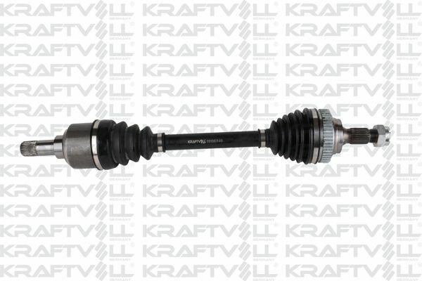 KRAFTVOLL Complete Rear Left Axle Assembly for Berlingo & Xsara - 585 mm Length, 48 Tooth ABS Ring — Brake Sensors & ABS