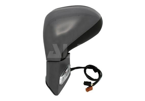 Alkar 6131308 Outer Rear View Mirror Left Electric Heated Primed with Turn Signal 6 Pin Peugeot 3 — Tail, Signal & Reflectors