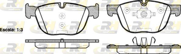 ROADHOUSE 21297.00 Brake Pad X5 E70 02 07 — Brake Pads