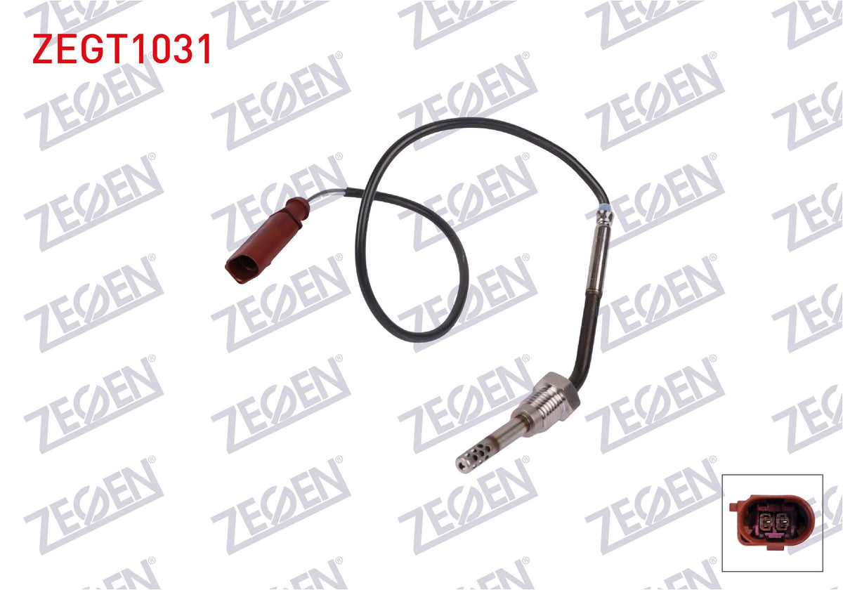 Zegen ZEGT1031 Exhaust Temperature Sensor (Egt) Seat Cordoba 1.4 TDI 2005-2009 / Ibiza III 1 — Temperature Sensors & Switches