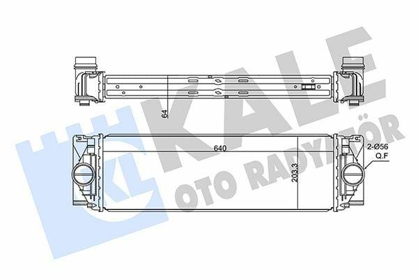 KALE Turbo Radiator (Intercooler) 09-Crafter Sprinter — Radiators & Fans