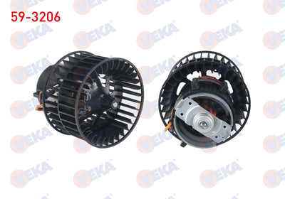 Veka 59-3206 Heater Motor with A/C Opel Combo B 1994-2001 / Corsa B 1993-2000 / Tigra A 1994-2000 — Heater & Blower