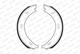 FERODO FSB536 Rear Brake Shoe (Park Brake Lining) — Brake Cables & Hardware