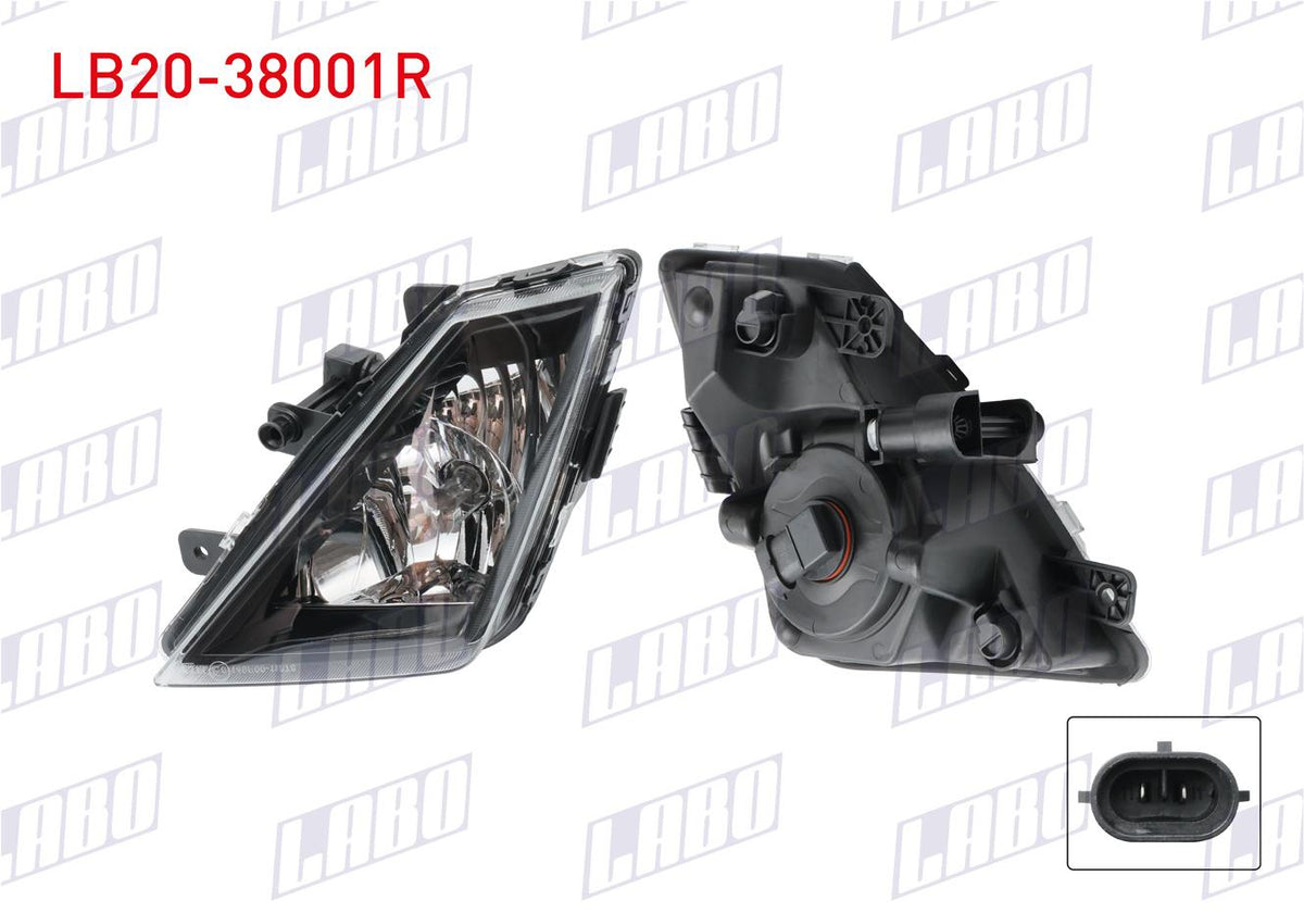 LABO LB20-38001R Fog Lamp Right Seat Ibiza 2018-2022 — Tail, Signal & Reflectors