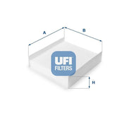 ufi pollen filter for car, high-efficiency cabin air filter, ufi particulate filter dimensions UFI Pollen Filter - High-Efficiency Cabin Filtration for Car Owners and Drivers | 199mm x 178mm x 30mm UFI Pollen Filter - High-Efficiency Cabin Filtration ufi, pollen-filter, cabin-filter, car-accessories, air-filtration, driver-accessory, particulate-filter, car-owner, activated-carbon-filter, ai-generated