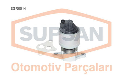 Supsan EGR0014 EGR Valve Opel Astra F/G Combo Corsa B Vectra B 1.4-1.6 16V X14XE C14SEL X14SZ X16SZ — Emission Control
