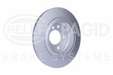 HELLA Pagid BMW E46 Rear Brake Discs 2001-2005 - Ventilated Design — Brake Rotors & Drums