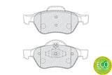FERODO FDB1866 Brake Pads Set - Brake Pads for 06 Megane II