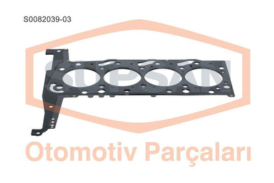Supsan S0082039.03 Gasket Cylinder Cover 3 Notch Mls (Ford: Transit 2.4 L Puma V184) — Gaskets & Seals