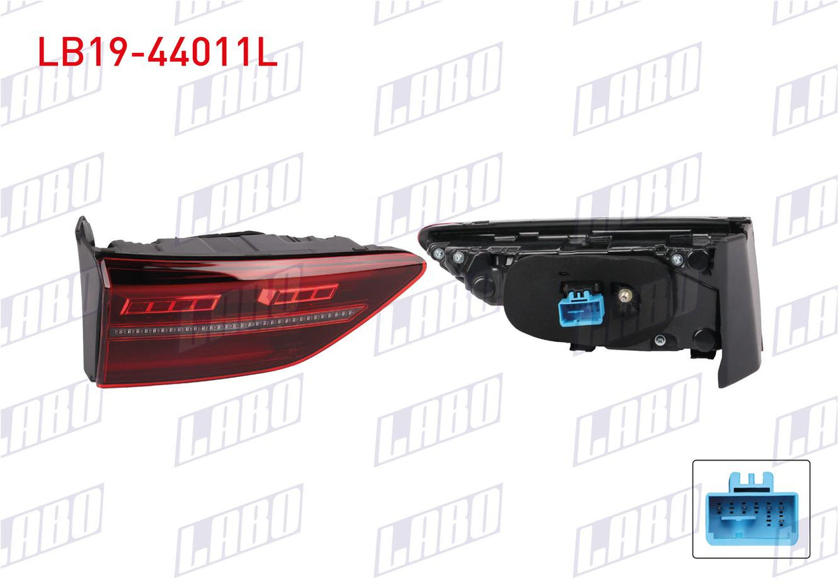 LABO LB19-44011L Tail Lamp Left Inner Kayar LED Volkswagen Golf VIII — Tail, Signal & Reflectors
