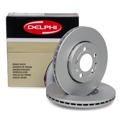 Delphi Front Brake Disc for Volkswagen Golf 4 (1998-2004) - Premium Quality, Guaranteed Fit — Brake Rotors & Drums
