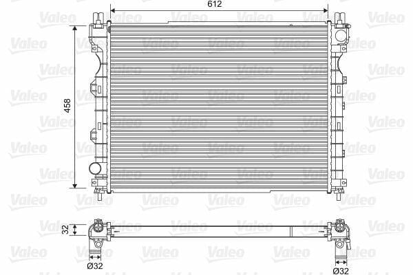 VALEO 701567 - Motor Water Radiator for Freelander I (1998-2006) — Radiators & Fans