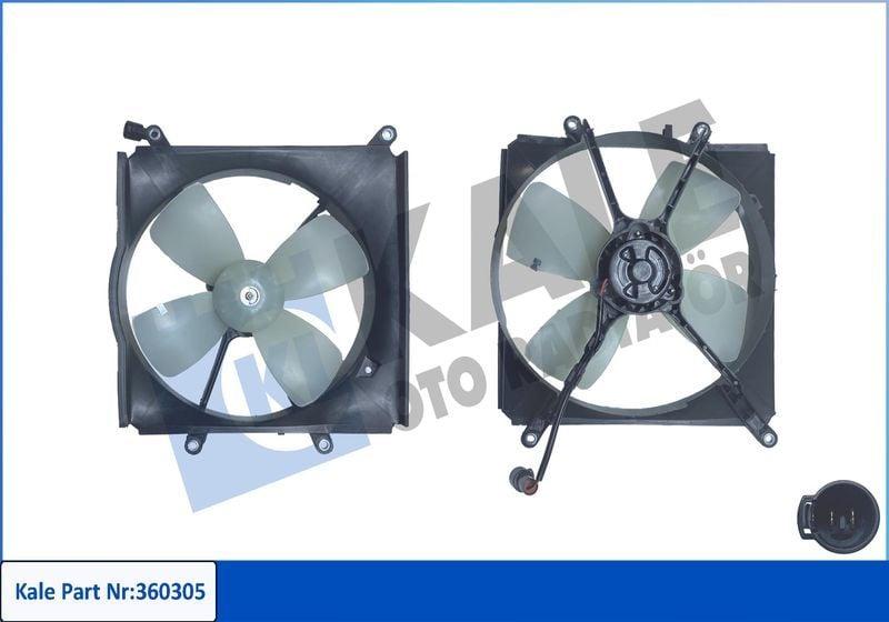 Kale 360305 Fan Motor + Shroud for Corolla 1.6 — Motors, Pumps & Antennas