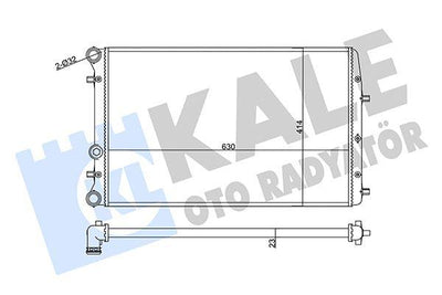 Kale 356935 Radiator VW Polo 02-, Seat Cordoba-Ibiza III 02-, Skoda Fabia 99- 1.2 1.4 1.6 — Radiators & Fans