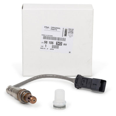 PSA Oxygen Sensor 9810634380 - 274mm Length Compatible with Models 108 208 2008 301 308 C1 C3 C4 C-Elysee — Oxygen & Air-Fuel