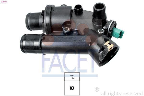 FACET 7.8747 thermostat for cooling system, Thermostat for Freelander Discovery Evoque FACET 7.8747 Thermostat - Cooling System for Freelander 2, Discovery Sport, Range Rover Evoque | Compatible with X250 Series FACET 7.8747 Thermostat for Freelander 2, Discovery Sport & Evoque facett-thermostat, thermostat-system, freelander-parts, discovery-sport-parts, range-rover-evoque-parts, xf-sportbrake-parts, car-maintenance, engine-cooling, mechanic-tools, ai-generated