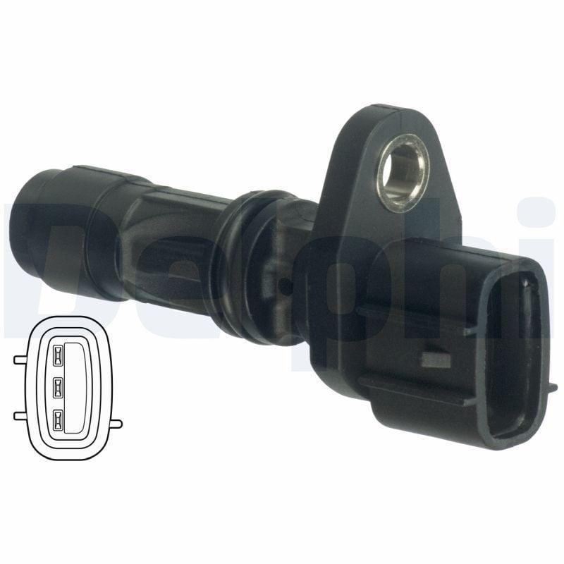 delphi engine speed sensor ss11046 for navara pathfinder, 3-pole connector for delphi ss11046 DELPHI SS11046 - Engine Speed Sensor for Nissan Navara & Pathfinder | 3-Pole Connector DELPHI SS11046 - Engine Speed Sensor for Navara & Pathfinder engine-speed-sensor, delphi, navara, pathfinder, automotive-parts, car-repair, sensor, 3-pole-connector, auto-technicians, ai-generated